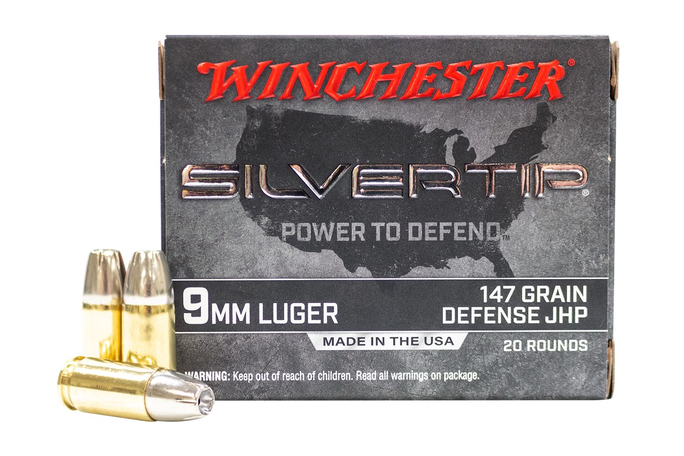 WIN SUPX 9MM 147GR STHP 20 - 556 Black Friday Promotion